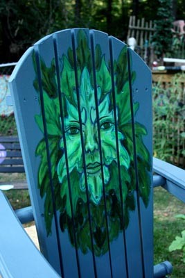 Forest Greenman Chair