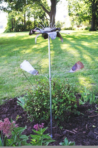 Large Metal Flower