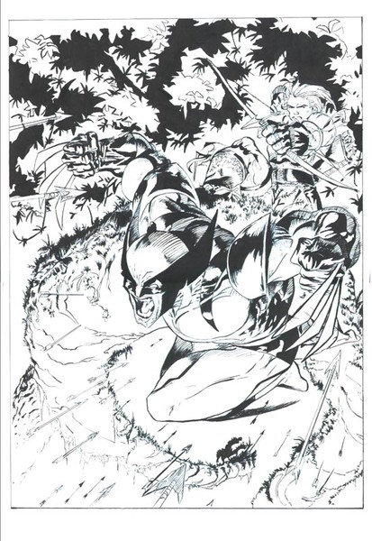 INKS- Wolverine (Drawn by Adam Kubert)