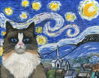Van Gogh's Pet Kitty