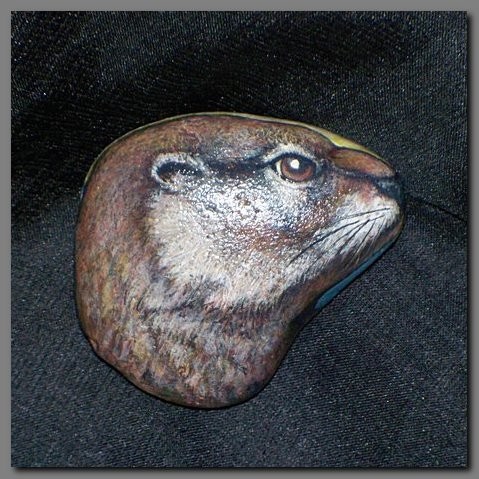 River Otter Bust Spiritkeepers Stone