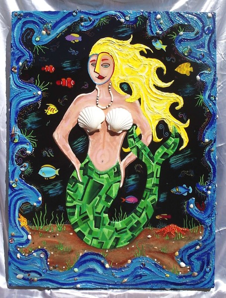 Picasso Mermaid # 3