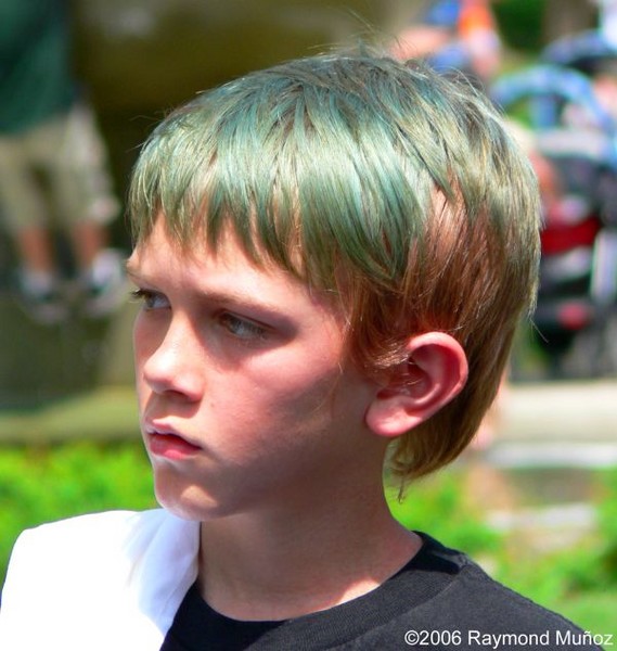 Green Haired Kid