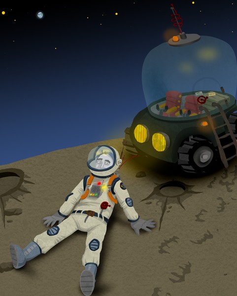 Sitting on the Moon