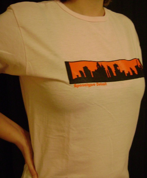Womens T-shirt Apocalypse Detroit 