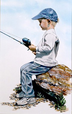 Little Boy Fishing