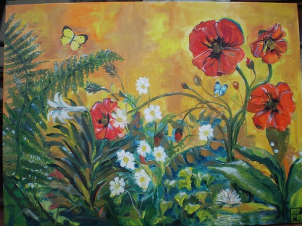 Poppies and Other Flowers