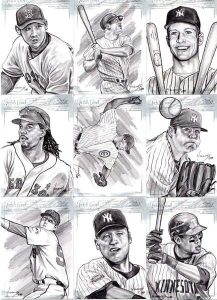 baseball Sketchcards 1