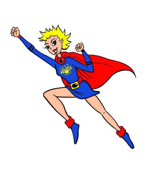 Superhero Girl mascot