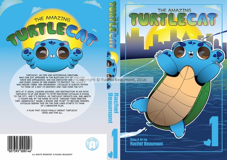 The Amazing Turtlecat - Front Spine and Cover