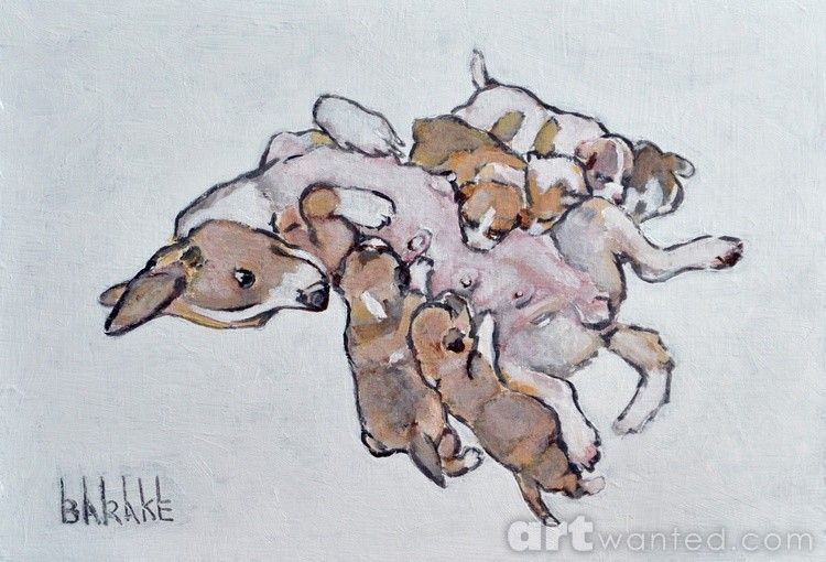 JACK RUSSELL MATERNITY PETIT STUDY