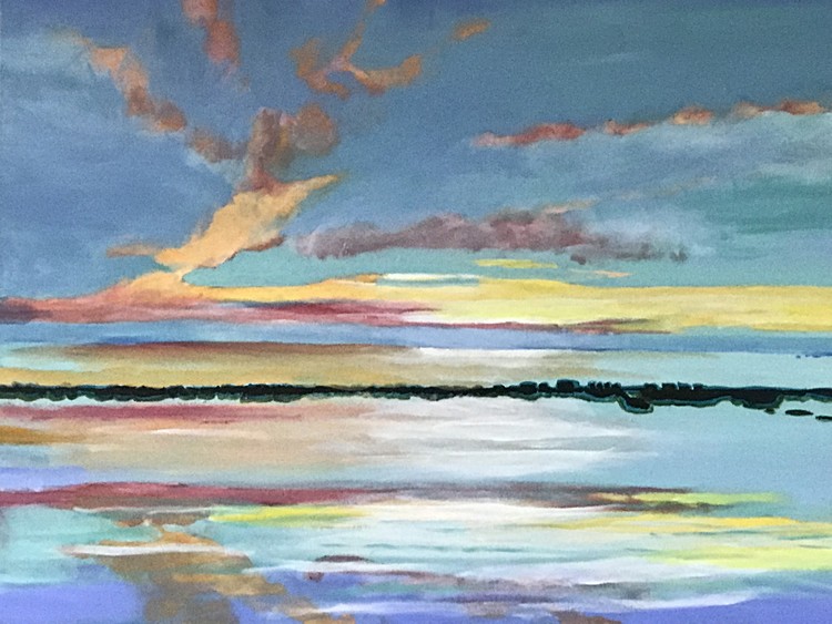 Abstract Sunset at Bonita Bay, Florida