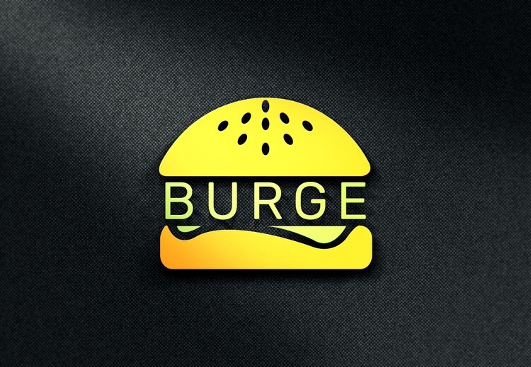 burge logo with mockup