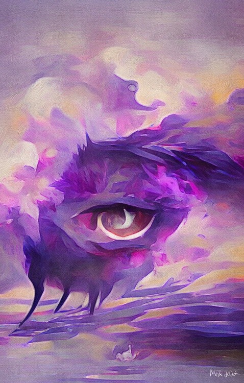 Purple eye