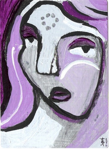 Lavender Lady ACEO