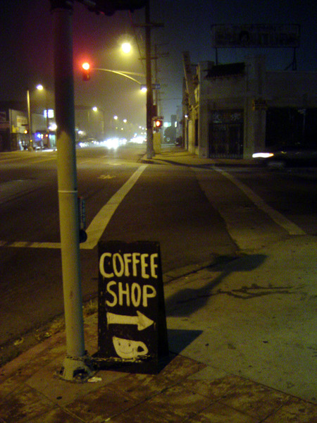 Coffee Shop by Night