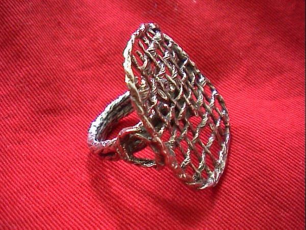 Hand made sterling silver ring