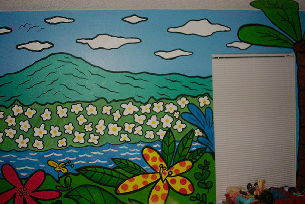 4 wall cartoon jungle mural (2 of 7)