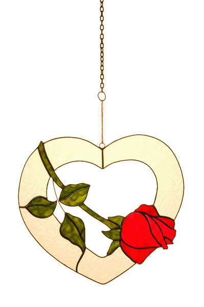 Heart with Rose