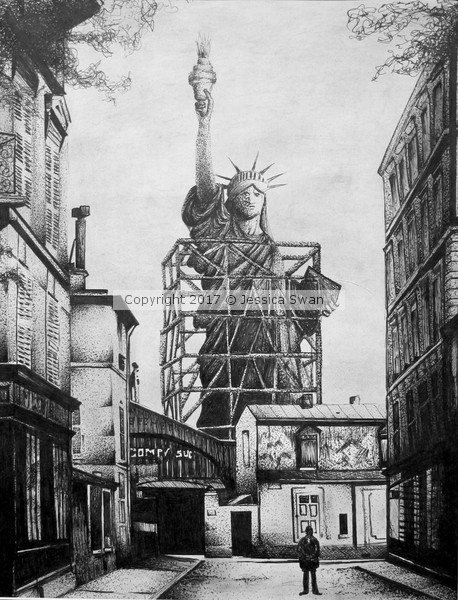 The Building of the Statue of Liberty
