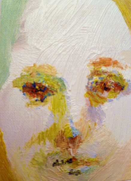 Face, Oil, 6, Pale Girl, by Strongwater Branching