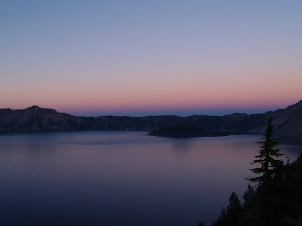 Sunrise at Crater Lake