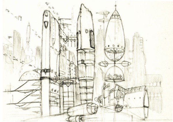 city drawing