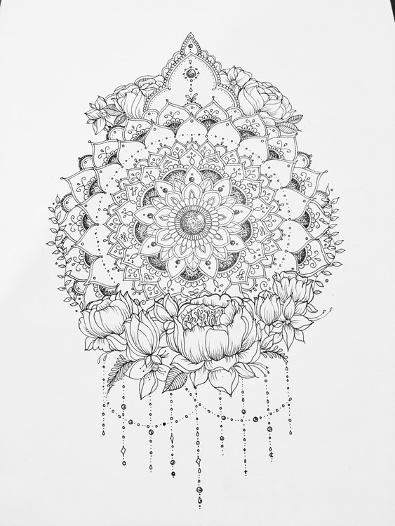 Flower Power Mandala