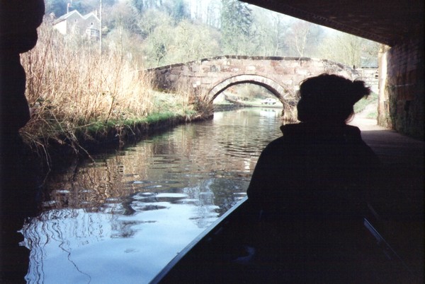 Emerging from the tunnel.