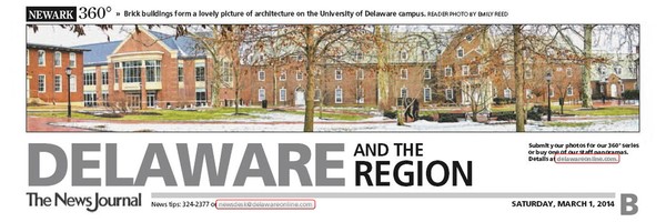 155th News Journal Panorama-Univ. of DE Buildings