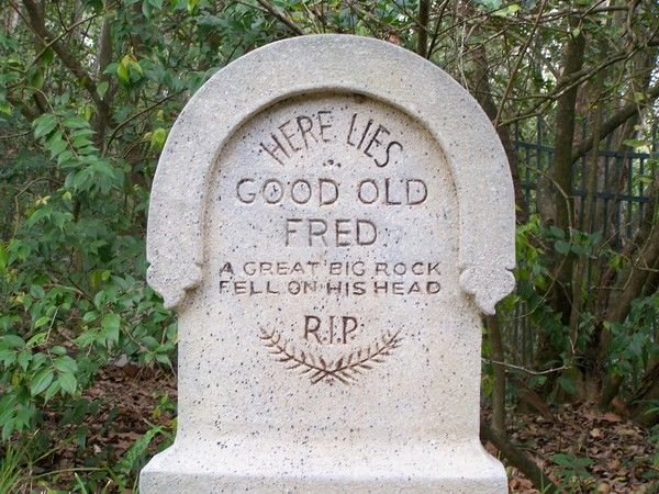 Here Lies Fred....