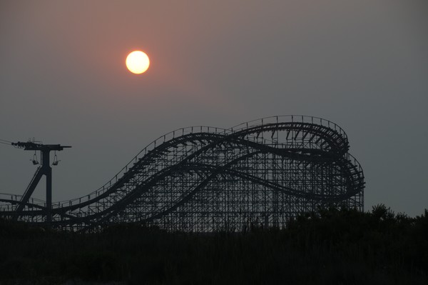 Sunrise rollercoaster