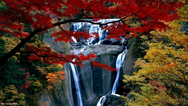 Beautiful waterfall 9