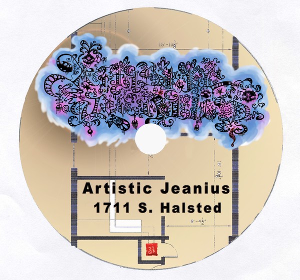Artisitc Jeanius CD label 