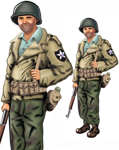 US soldier - II. World War