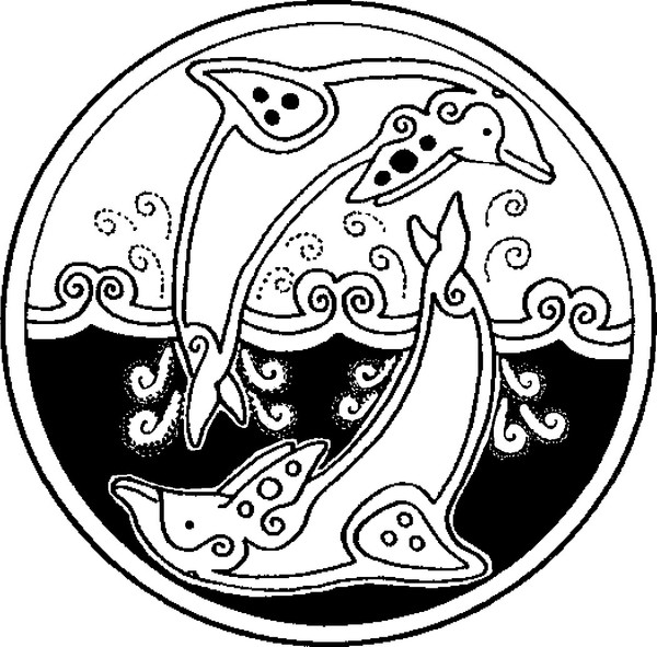 Celtic Knot Dolphin