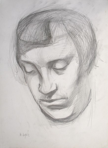 Sergei Kryukov. Graphite pencil sketch 1980