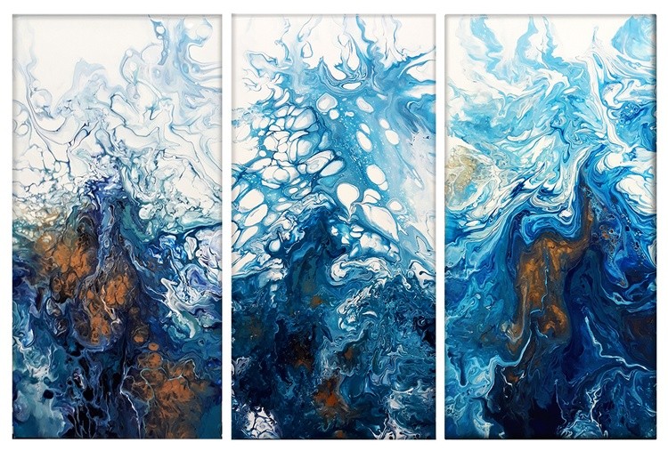 Ocean triptych