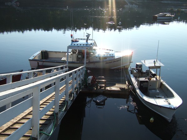 Sun Rise on Main Dock