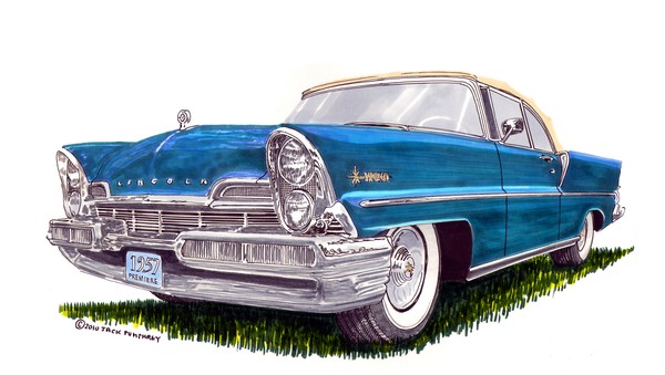 1957 Lincoln Premiere Hard Top Convertible