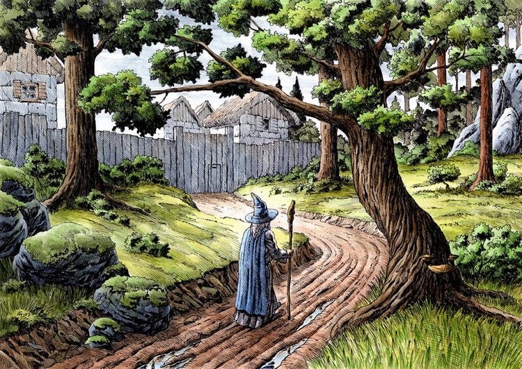 Gandalf Arrives at Bree