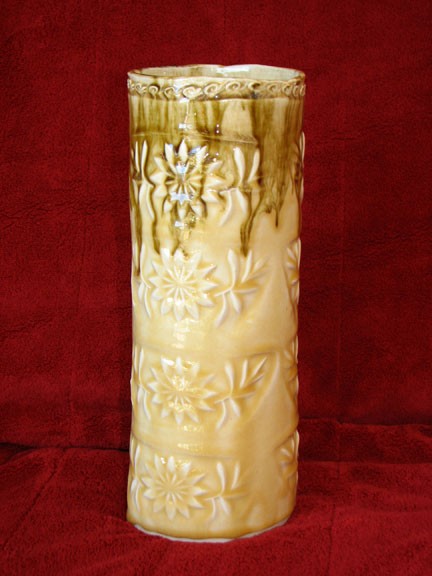 Tropical Days Yellow Vase