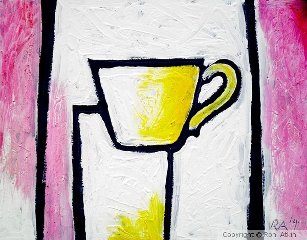 YELLOW CUP ON THE EDGE