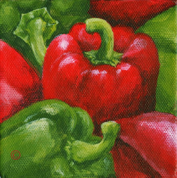 Red and Green peppers