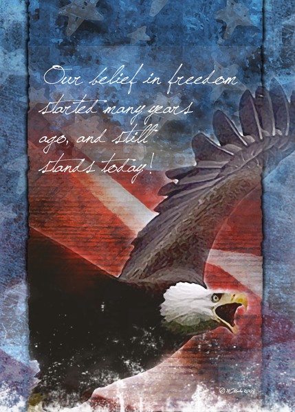 A Belief in Freedom - greeting card