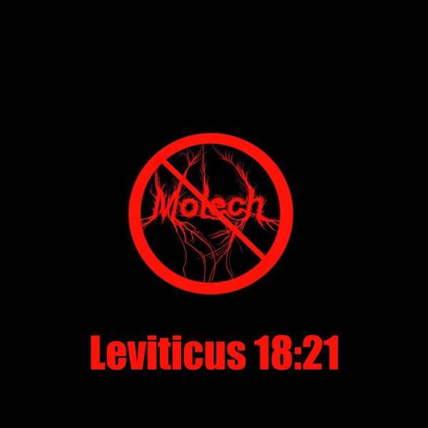 Anti-Molech Banner with Leviticus Scripture