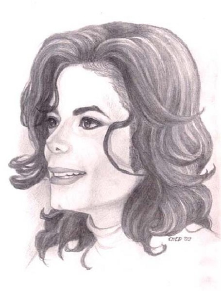 Michael Jackson in Remember The Time Portrait