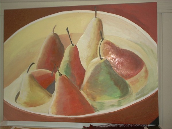 Washing pears        Sold Sept 20/04