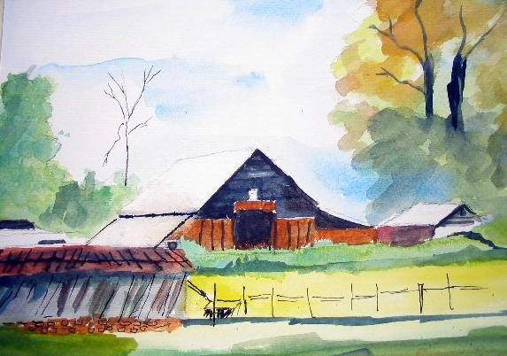BARNS ON THE HILL