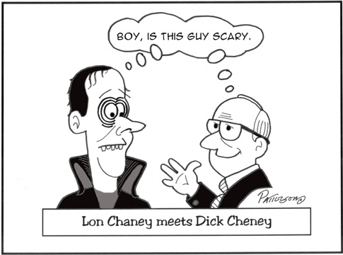 Lon Chaney meets Dick Cheney